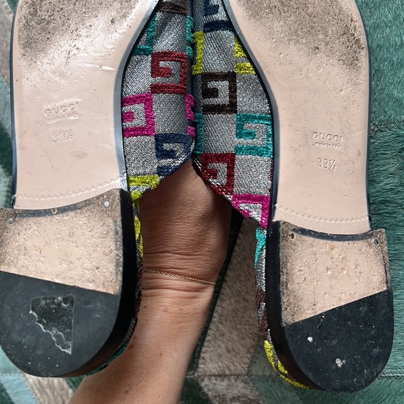Gucci multicolor mules, practically new - Picture 5 of 6